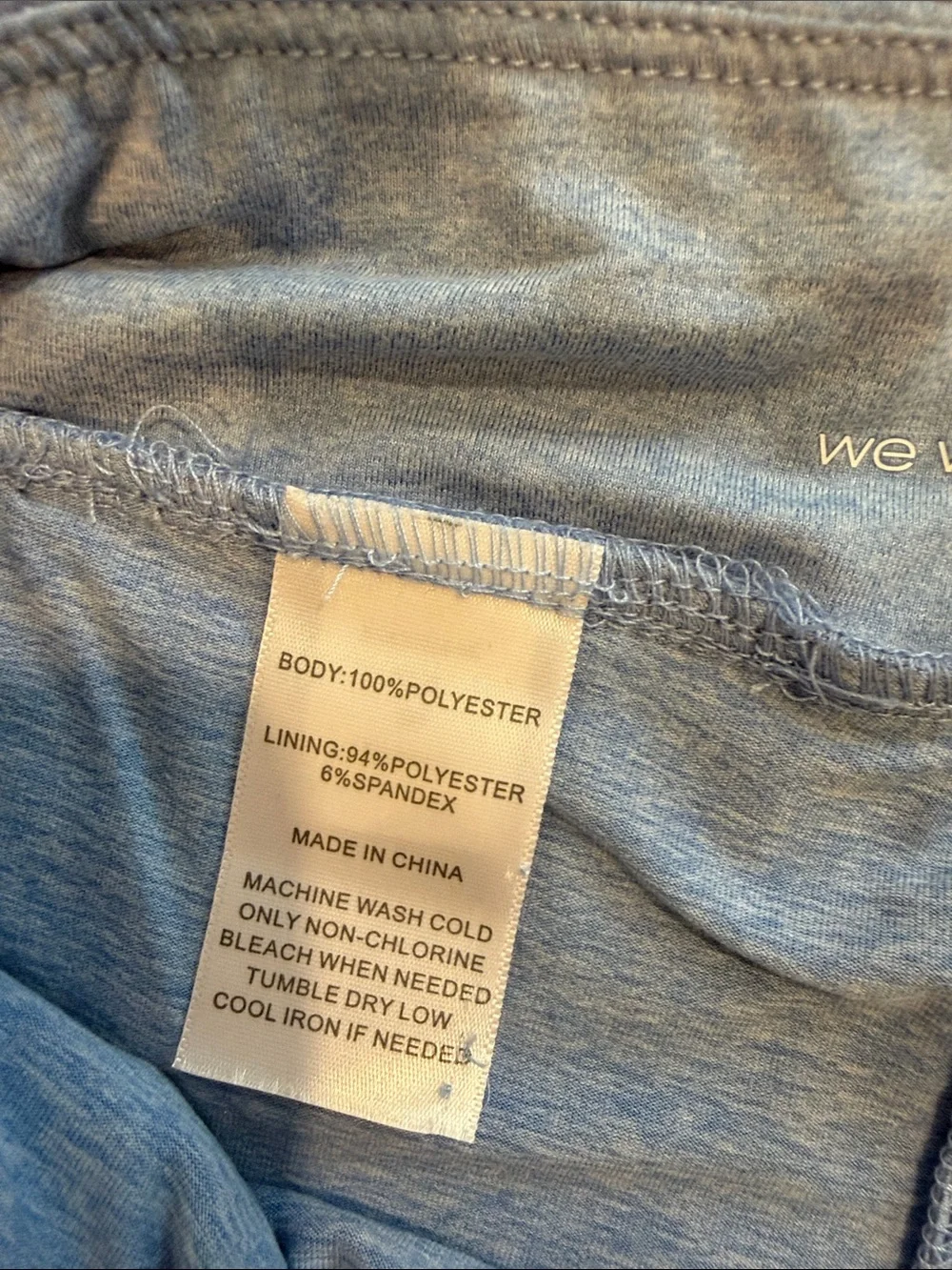 We Wander Girls Light Blue Pleated Tennis Skirt Size XL 16/18 - C67-005